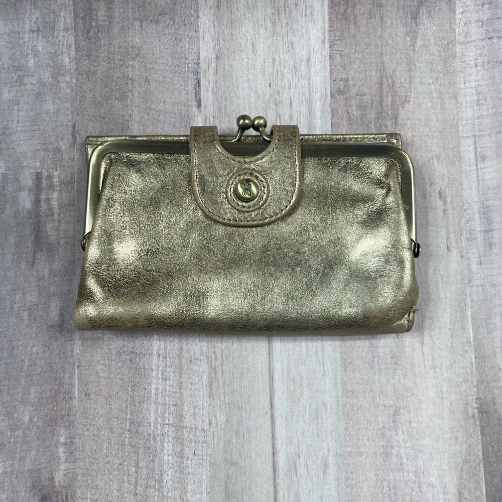 Gold HOBO wallet